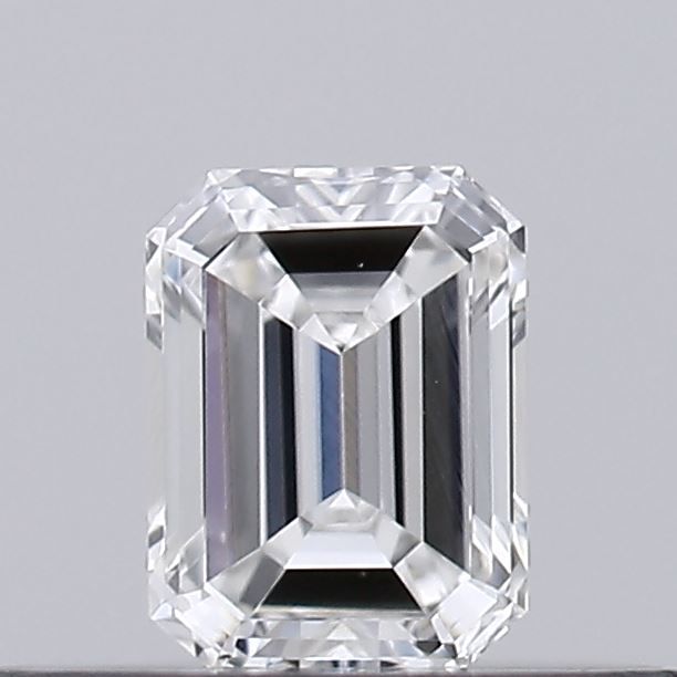 Diamante Naturale Taglio Smeraldo 0.19ct G/VG E VS1 - GIA - 3.8x2.84x1.83mm