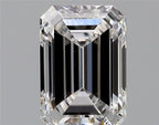 Diamante Naturale Taglio Smeraldo 0.5ct EX/EX D VS1 - GIA - 5.5x3.78x2.52mm
