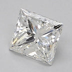 Diamante Naturale Taglio Princess 0.9ct EX/EX F VS2 - GIA - 5.37x5.2x3.88mm