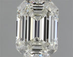 Diamante Naturale Taglio Smeraldo 0.42ct VG/EX J VVS2 - GIA - 4.96x3.6x2.5mm