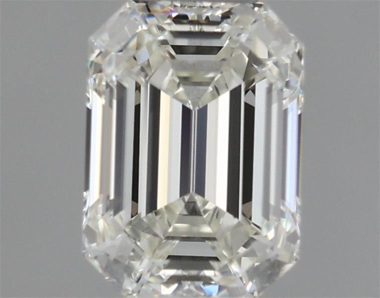 Diamante Naturale Taglio Smeraldo 0.42ct VG/EX J VVS2 - GIA - 4.96x3.6x2.5mm