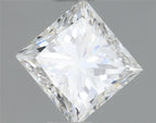 Diamante Naturale Taglio Princess 0.46ct VG/EX F VVS2 - GIA - 4.32x4.16x3.13mm