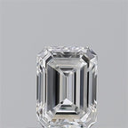 Diamante Naturale Taglio Smeraldo 0.7ct EX/EX E VVS1 - GIA - 6.06x4.4x2.78mm