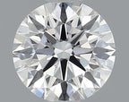 Diamante Naturale Taglio Brillante 0.51ct 3EX F VVS1 - IGI - 5.15x5.17x3.19mm