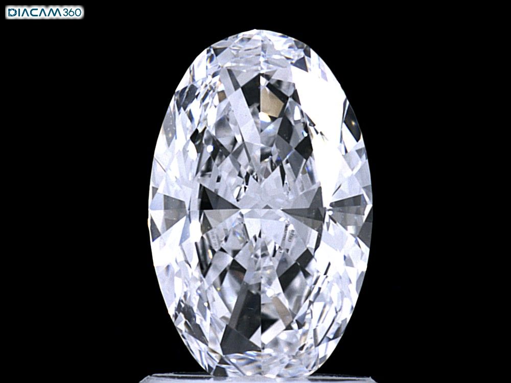 Diamante Naturale Taglio Ovale 1.24ct G/VG D VS1 - GIA - 9.59x6.02x3.27mm