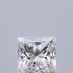 Diamante Naturale Taglio Princess 0.41ct EX/EX E VVS2 - GIA - 4.13x4.1x3.02mm