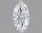 Diamante Naturale Taglio Marquise 0.3ct VG/EX D VVS1 - GIA - 7.28x3.44x2.1mm