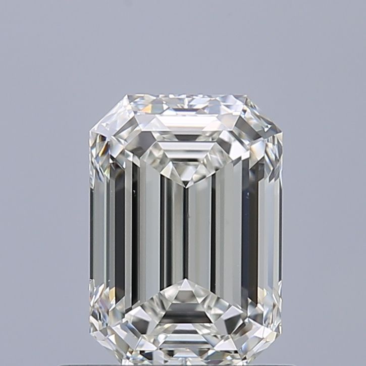 Diamante Naturale Taglio Smeraldo 0.9ct VG/VG J VS1 - GIA - 6.55x4.57x3.09mm