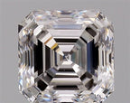 Diamante Taglio Smeraldo Quadrato 1ct VG/EX E VVS2 - GIA - 5.56x5.54x3.74mm