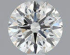 Diamante Naturale Taglio Brillante 0.56ct 3EX G VVS2 - IGI - 5.29x5.32x3.29mm