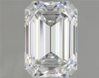 Diamante Naturale Taglio Smeraldo 0.7ct VG/EX E VVS1 - GIA - 6.06x4.15x2.83mm