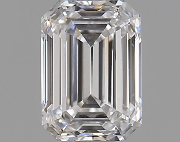 Diamante Naturale Taglio Smeraldo 0.9ct VG/VG D VVS1 - GIA - 6.38x4.54x3.06mm