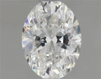 Diamante Naturale Taglio Ovale 0.46ct VG/EX F VS1 - GIA - 5.9x4.35x2.83mm