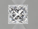 Diamante Naturale Taglio Princess 0.25ct VG/VG D VS2 - IGI - 3.38x3.34x2.6mm