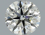 Diamante Naturale Taglio Brillante 0.5ct 3EX J VVS1 - IGI - 5.03x5.06x3.21mm