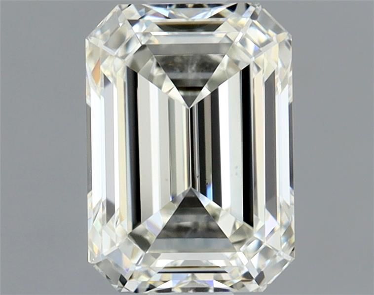 Diamante Naturale Taglio Smeraldo 0.76ct VG/EX J VS1 - GIA - 6.09x4.35x2.91mm