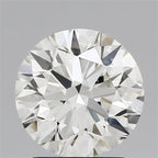 Diamante Naturale Taglio Brillante 1.7ct 3EX J VS2 - IGI - 7.52x7.58x4.75mm