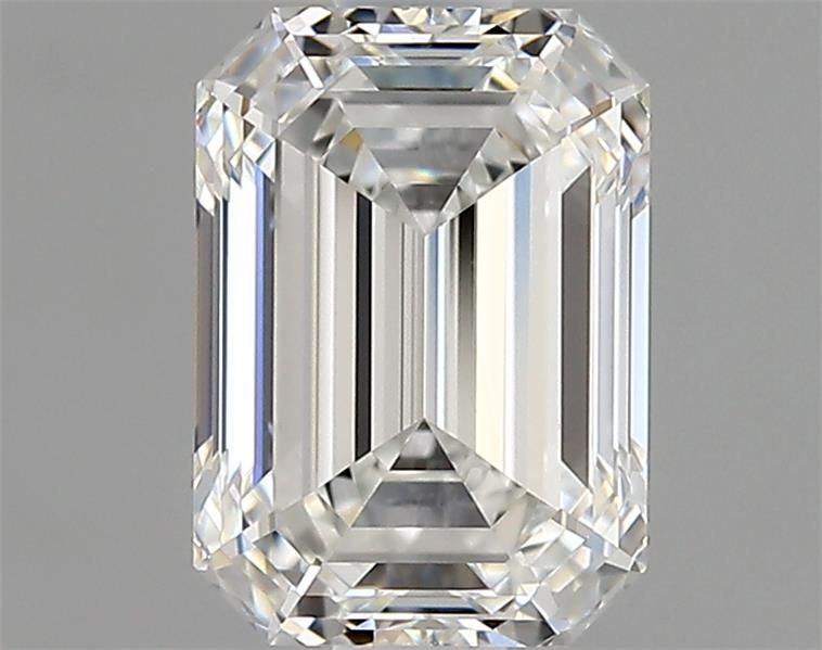 Diamante Naturale Taglio Smeraldo 1.05ct EX/VG F VVS2 - GIA - 6.87x4.88x3.21mm