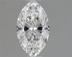 Diamante Naturale Taglio Marquise 0.37ct EX/EX F VVS2 - GIA - 7.05x3.92x2.31mm