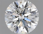 Diamante Naturale Taglio Brillante 0.5ct VG/VG/EX F VS1 - GIA - 4.93x4.98x3.19mm