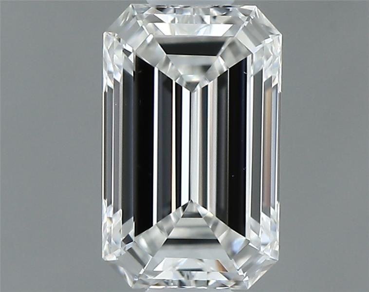 Diamante Naturale Taglio Smeraldo 0.5ct EX/EX E VVS2 - IGI - 5.88x3.7x2.39mm