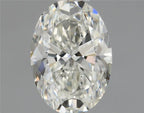 Diamante Naturale Taglio Ovale 0.6ct VG/EX J VVS1 - GIA - 6.61x4.61x2.97mm
