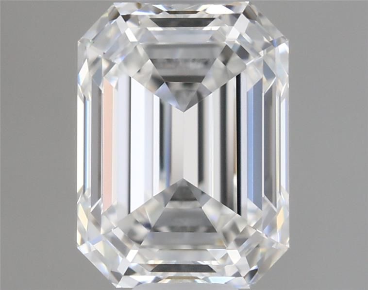 Diamante Naturale Taglio Smeraldo 0.61ct VG/EX F VVS1 - GIA - 5.46x4.04x2.8mm