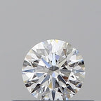 Diamante Naturale Taglio Brillante 0.3ct EX/VG/EX E VVS2 - GIA - 4.33x4.3x2.67mm