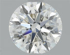 Diamante Naturale Taglio Brillante 0.5ct 3EX F VVS2 - IGI - 5.02x5.04x3.18mm