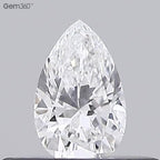 Diamante Naturale Taglio Goccia 0.23ct VG/EX E IF - GIA - 5.28x3.35x2.19mm