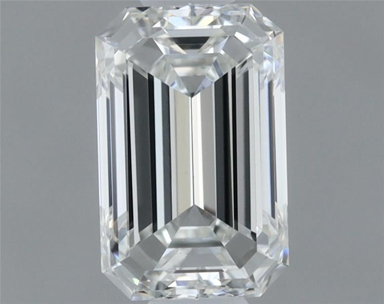 Diamante Naturale Taglio Smeraldo 0.37ct VG/EX H VVS1 - GIA - 5.18x3.33x2.2mm