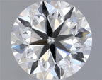 Diamante Naturale Taglio Brillante 0.5ct VG/VG/VG F VS1 - GIA - 4.9x4.95x3.17mm