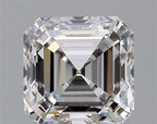 Diamante Taglio Smeraldo Quadrato 0.9ct EX/EX D VVS2 - GIA - 5.28x5.27x3.62mm