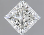 Diamante Naturale Taglio Princess 0.61ct EX/EX J VVS2 - GIA - 4.52x4.47x3.35mm