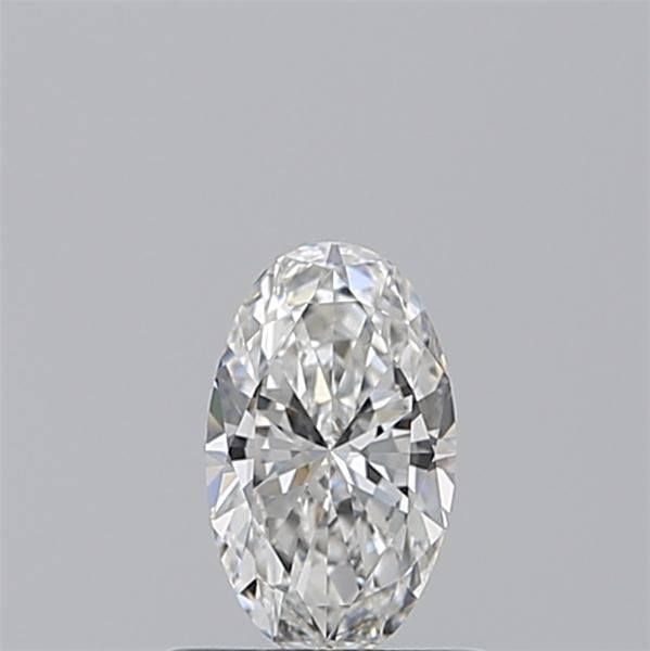Diamante Naturale Taglio Ovale 0.49ct VG/VG F IF - GIA - 7.04x4.23x2.53mm