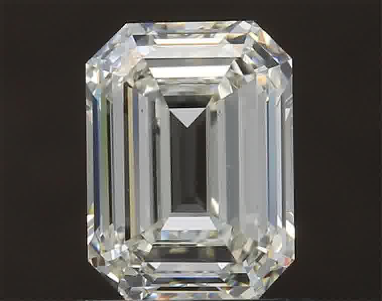 Diamante Naturale Taglio Smeraldo 1.09ct VG/VG J VS1 - GIA - 6.78x5.02x3.1mm