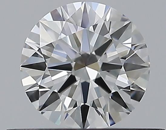 Diamante Naturale Taglio Brillante 0.38ct 3EX F IF - GIA - 4.69x4.72x2.83mm