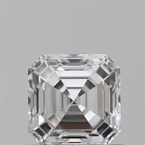 Diamante Naturale Taglio Asscher 0.7ct VG/EX F VS1 - GIA - 4.89x4.87x3.29mm
