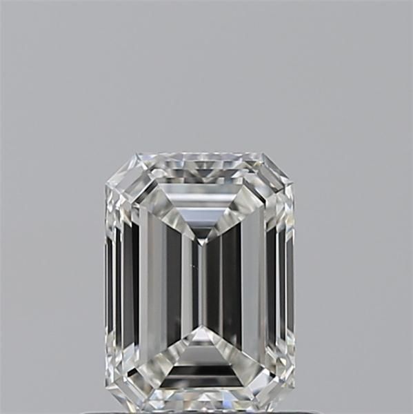Diamante Naturale Taglio Smeraldo 0.7ct VG/EX H VVS2 - GIA - 6.13x4.37x2.79mm