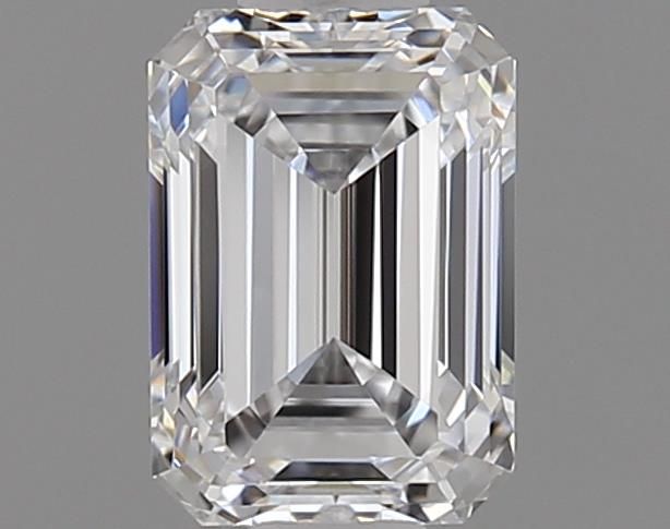 Diamante Naturale Taglio Smeraldo 0.6ct VG/EX D VVS1 - GIA - 5.66x4.02x2.72mm