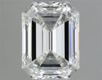 Diamante Naturale Taglio Smeraldo 0.41ct VG/VG F VVS2 - GIA - 4.79x3.55x2.45mm