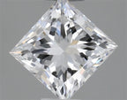 Diamante Naturale Taglio Princess 0.33ct VG/EX D VS2 - GIA - 3.77x3.66x2.78mm