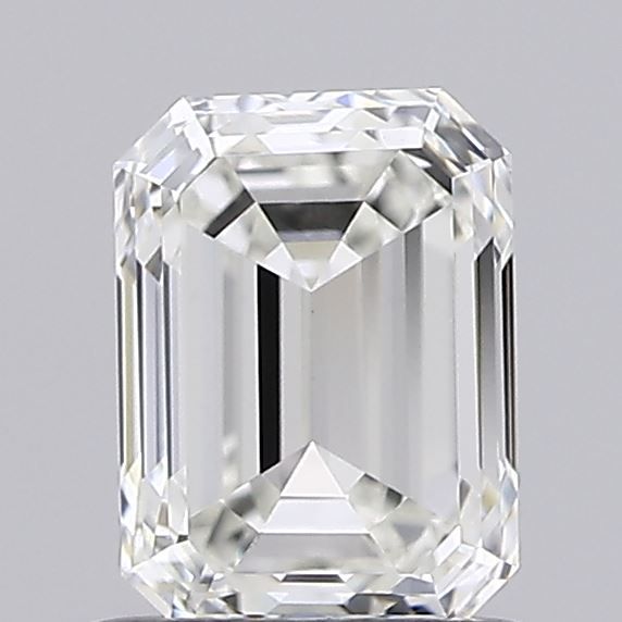 Diamante Naturale Taglio Smeraldo 0.9ct VG/VG G VVS2 - IGI - 6.17x4.47x3.12mm
