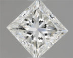 Diamante Naturale Taglio Princess 0.6ct VG/EX H VS1 - GIA - 4.7x4.58x3.43mm