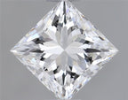 Diamante Naturale Taglio Princess 0.45ct VG/VG F VVS1 - GIA - 4.15x4.14x3.09mm