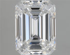 Diamante Naturale Taglio Smeraldo 0.8ct VG/EX E VS1 - GIA - 5.96x4.41x3.06mm