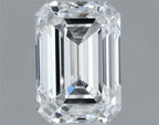 Diamante Naturale Taglio Smeraldo 0.39ct VG/VG E VVS1 - GIA - 4.79x3.35x2.4mm