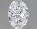 Diamante Naturale Taglio Ovale 0.3ct VG/VG F VVS2 - GIA - 5.35x3.7x2.36mm