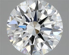 Diamante Naturale Taglio Brillante 0.37ct EX/VG/VG F VS1 - GIA - 4.58x4.59x2.8mm