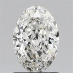 Diamante Naturale Taglio Ovale 0.9ct VG/VG H VS1 - IGI - 8.16x5.48x3.03mm